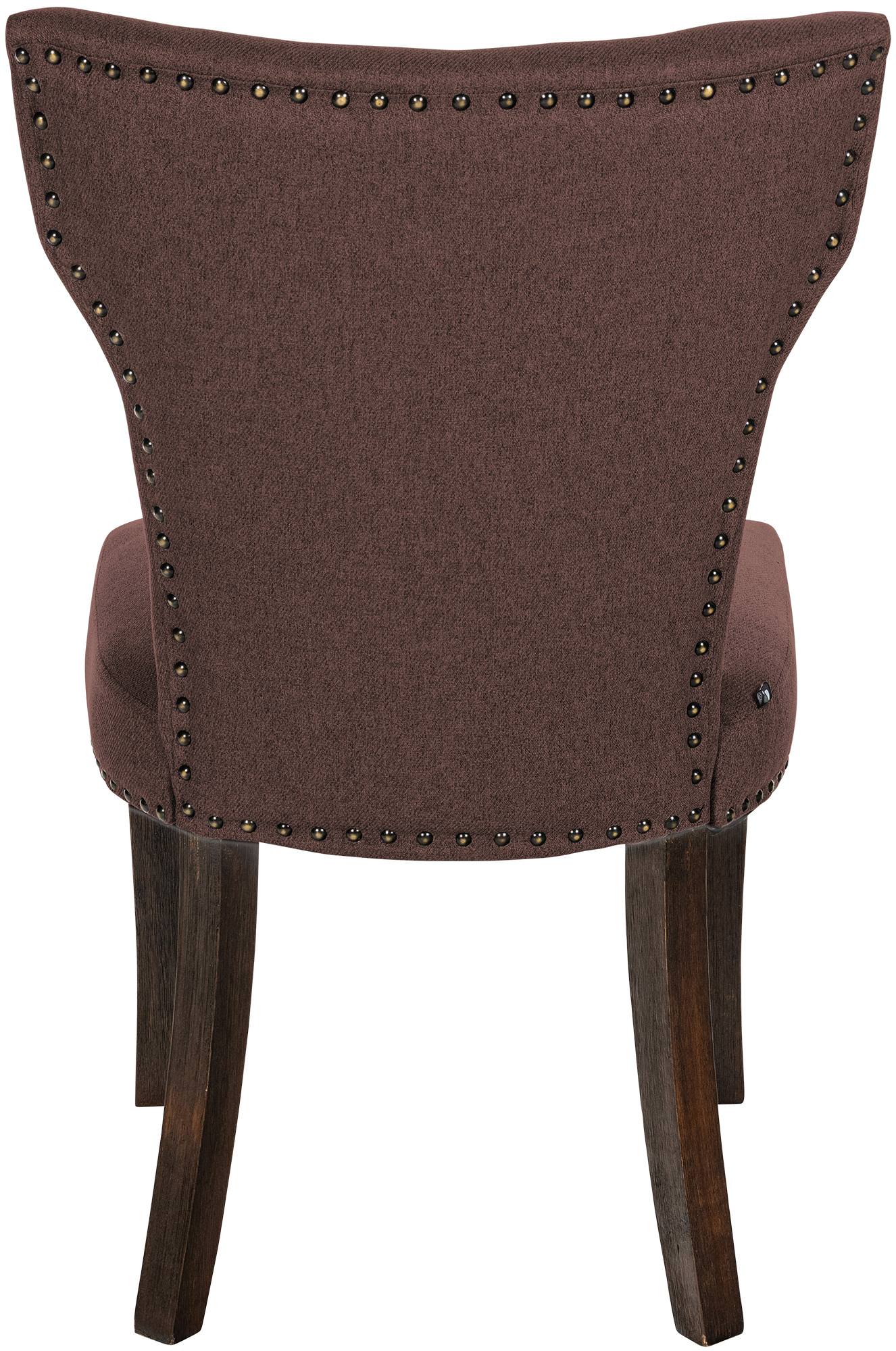 Set de 2 sillas de comedor Zadar en tela