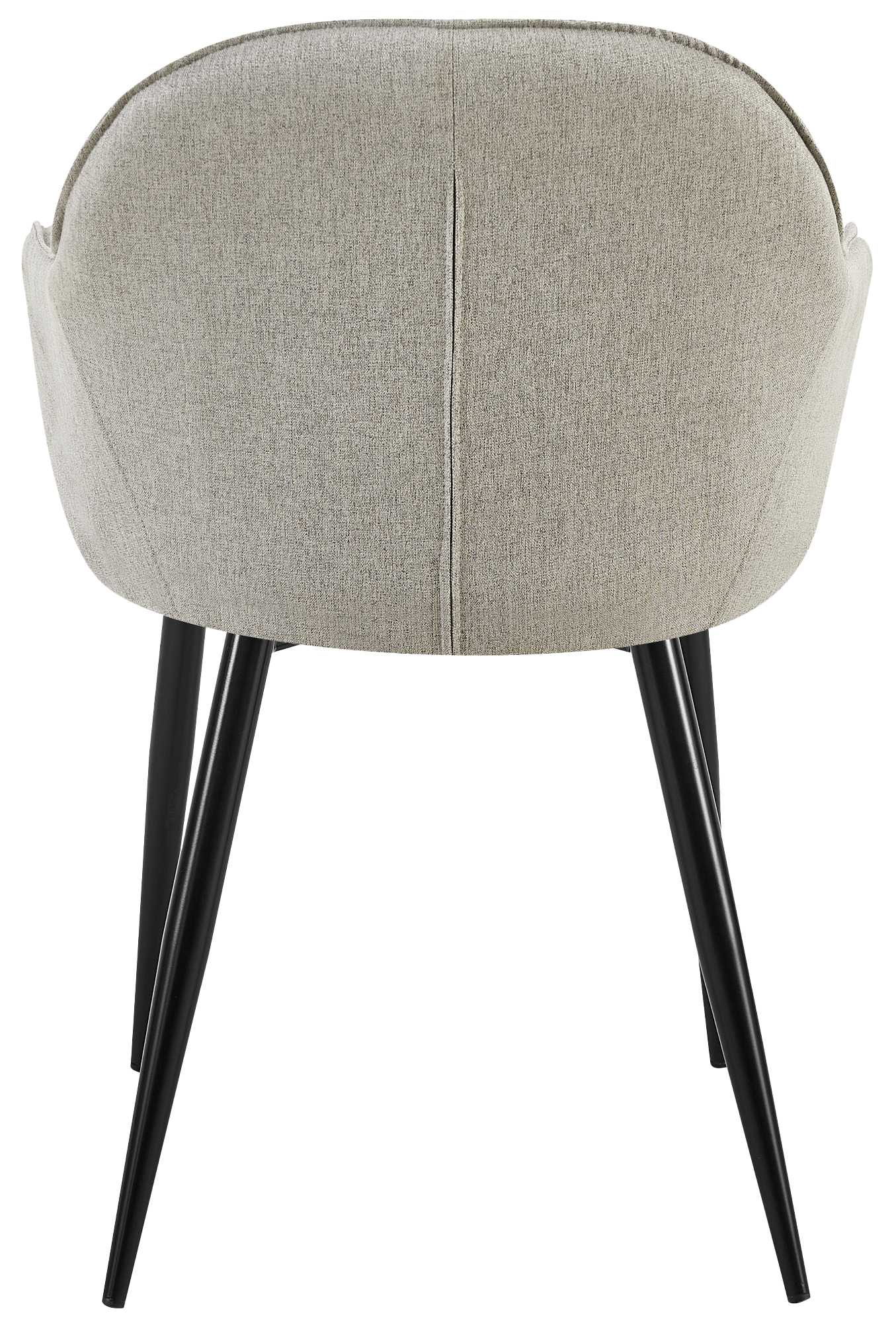 Silla de comedor Boise tapizada en tela