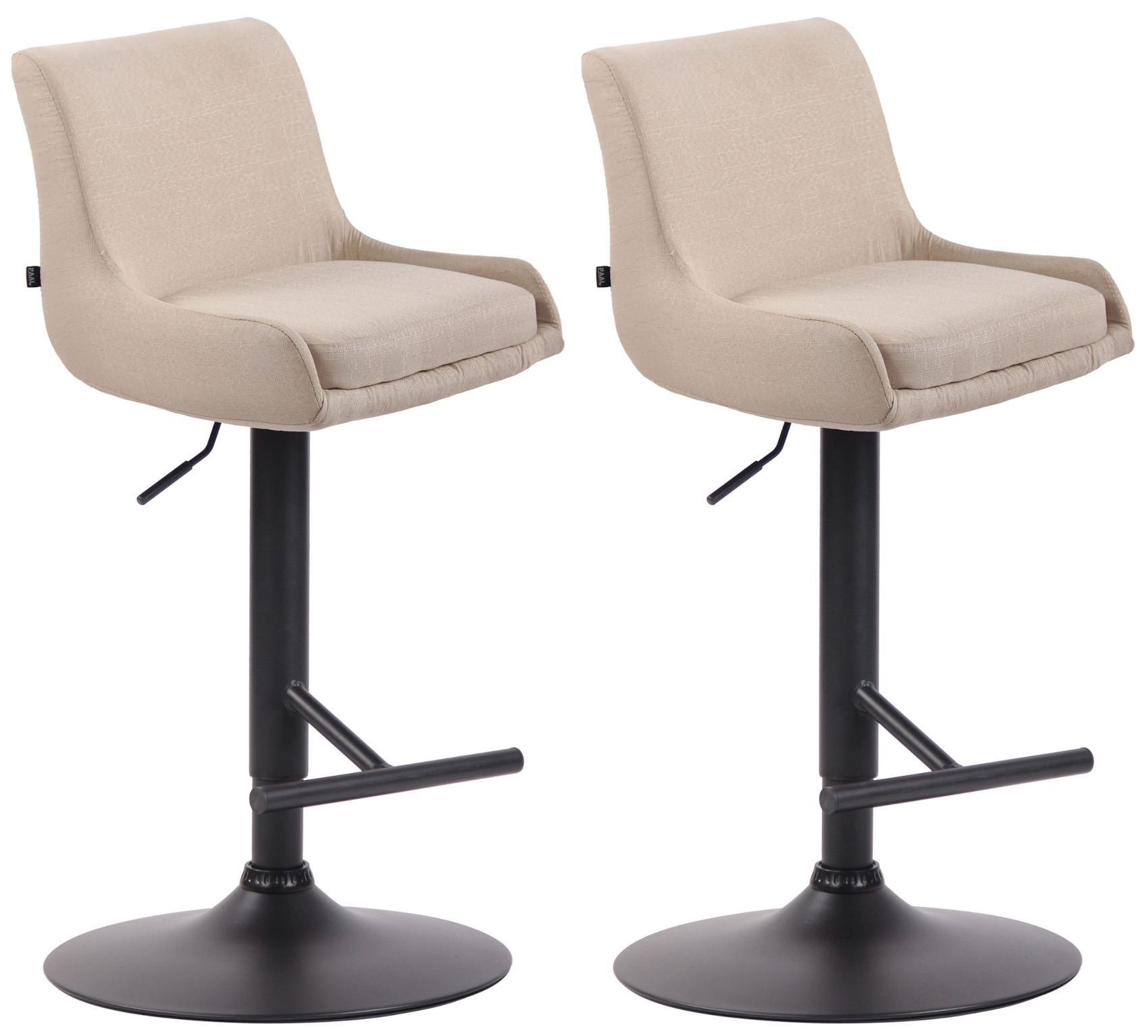 Set de 2 Taburetes Club en Tela