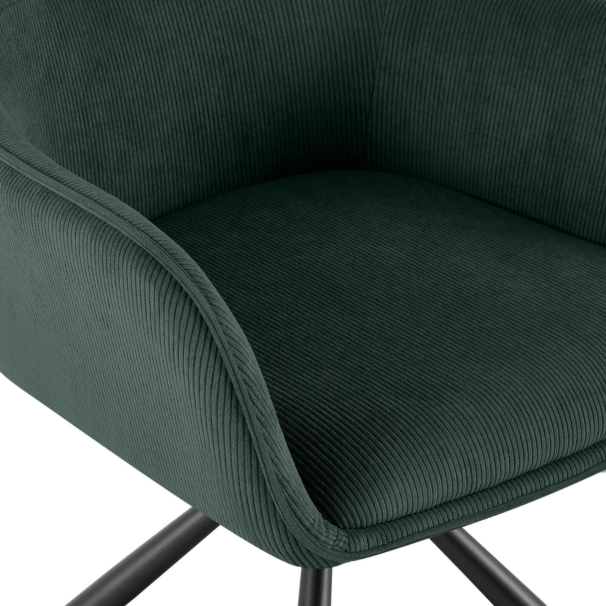 Silla de comedor Tipton de pana