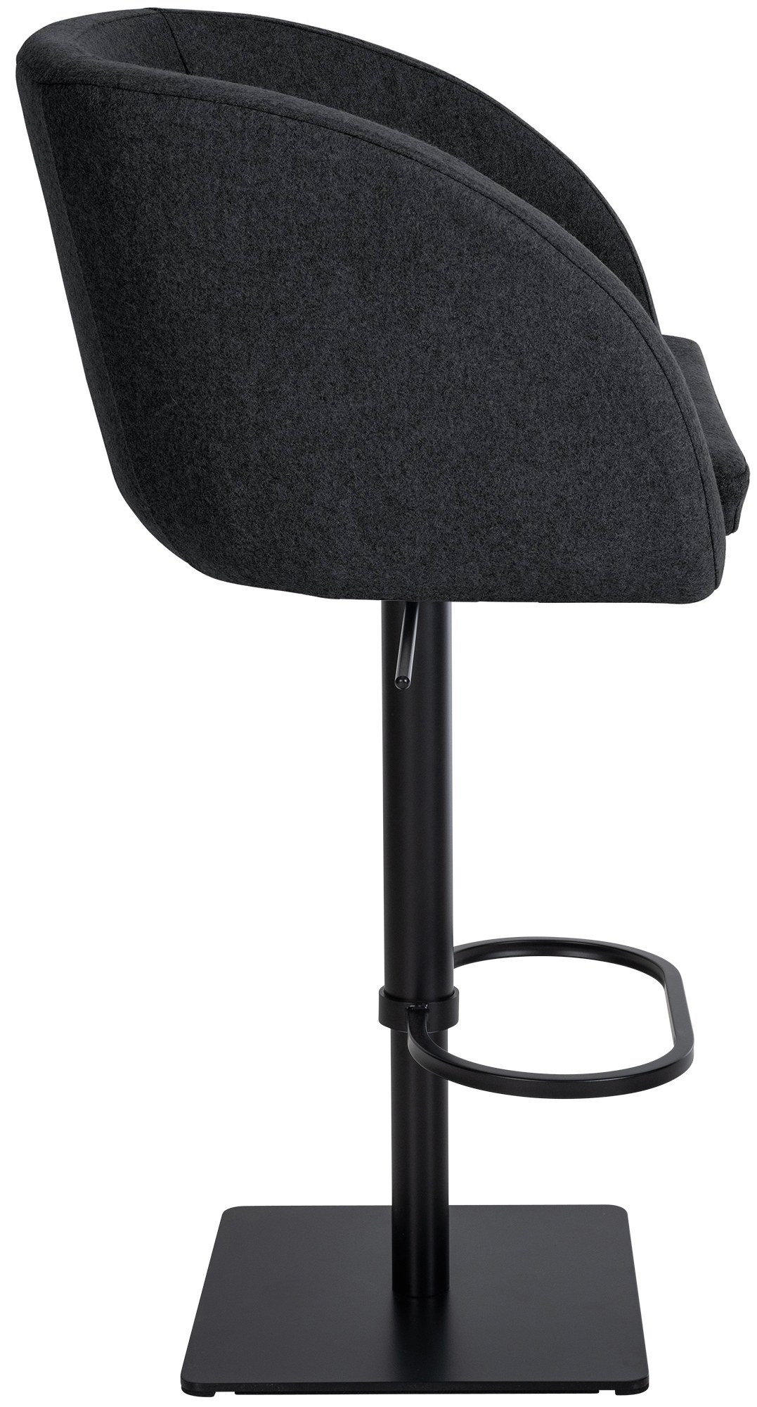 Taburete de bar Gambo con funda de fieltro