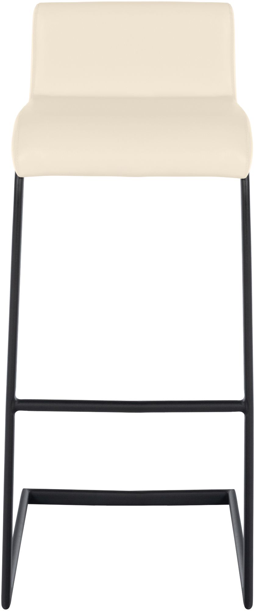 Set de 2 Taburetes de Bar Newport, Estructura de Metal Negro