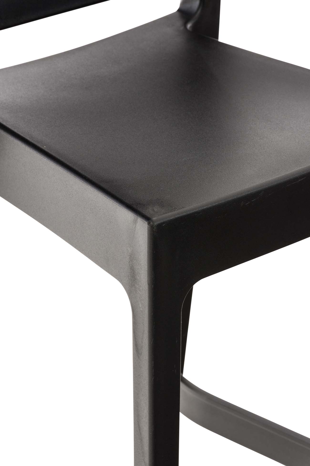 Juego de 4 taburetes de bar Maya de plastico