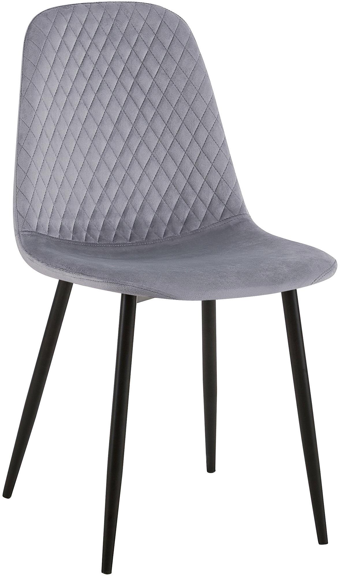 Set de 4 sillas de comedor Giverny en tela o terciopelo