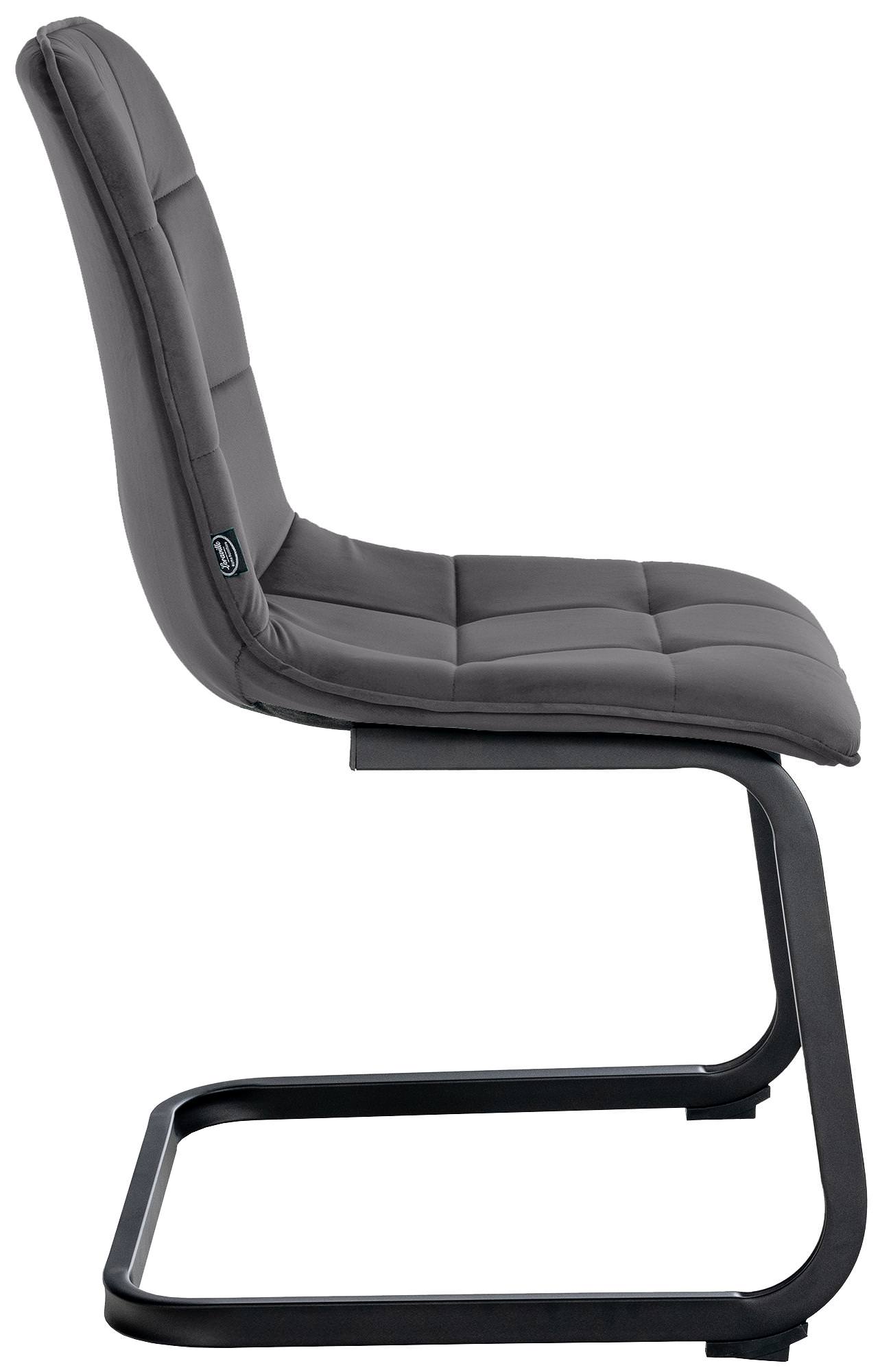 Set de 2 Sillas de comedor Vermont en terciopelo