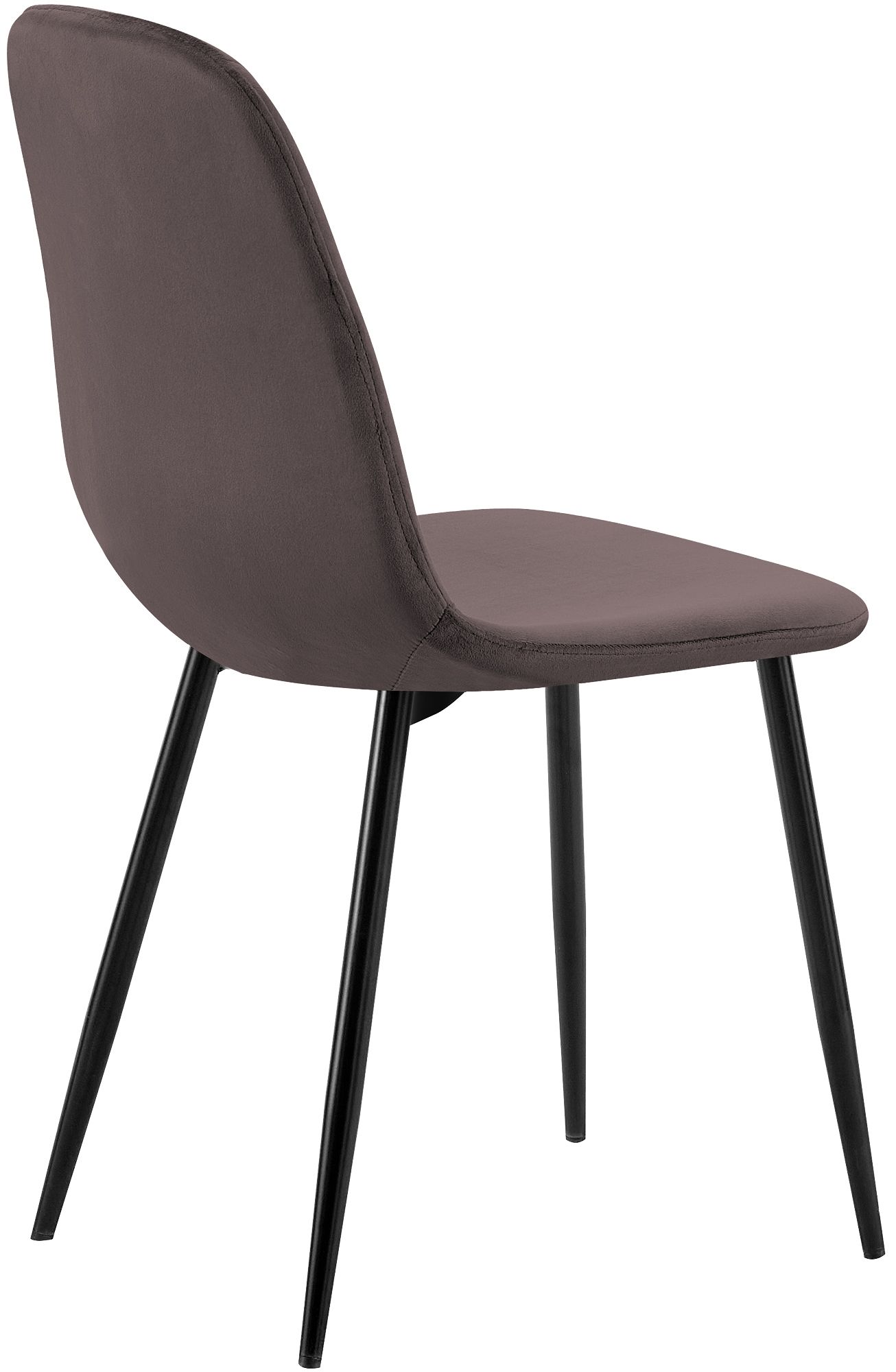 Silla de comedor Baxter de terciopelo