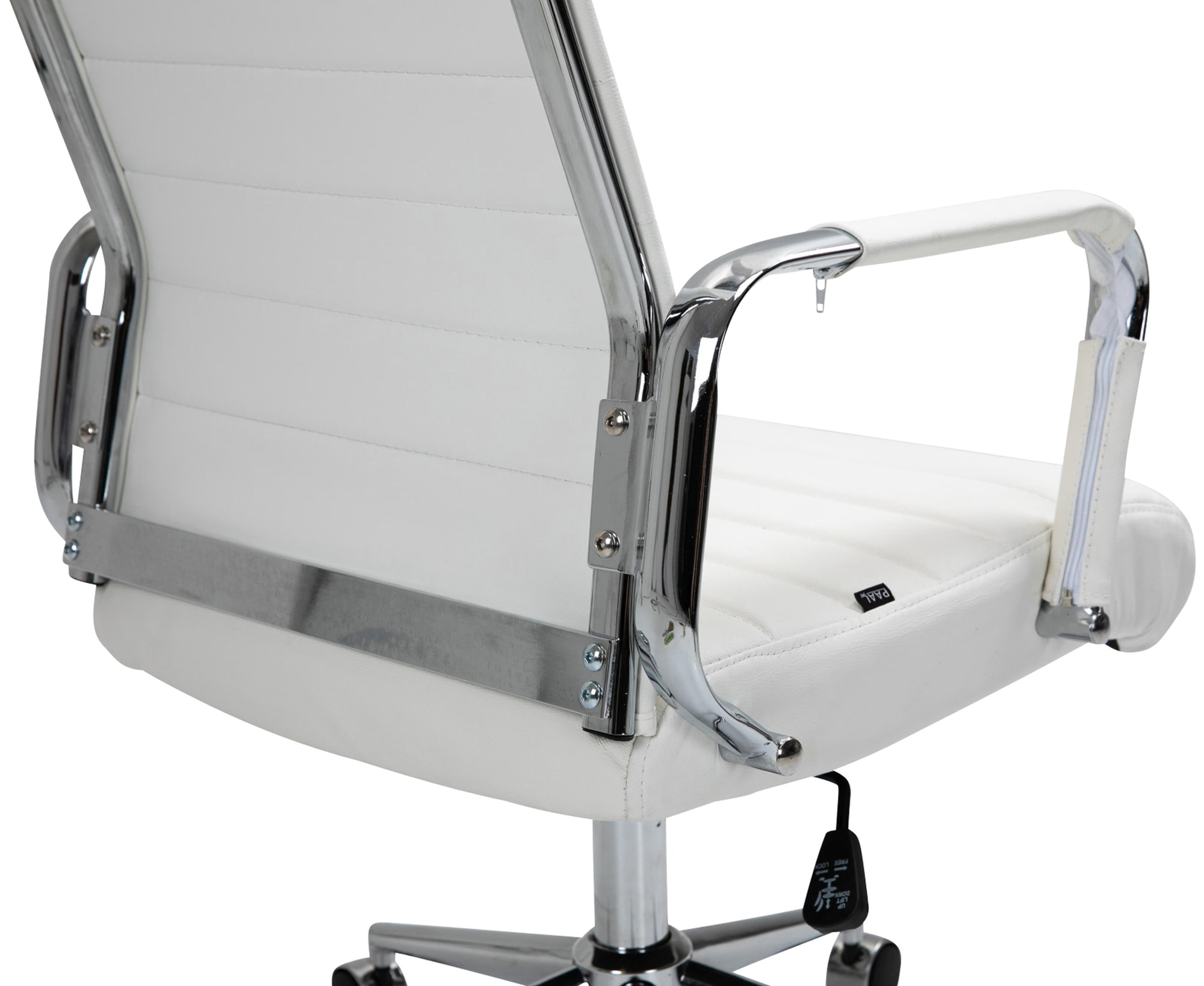 Silla de oficina Kolumbus de cuero auténtico