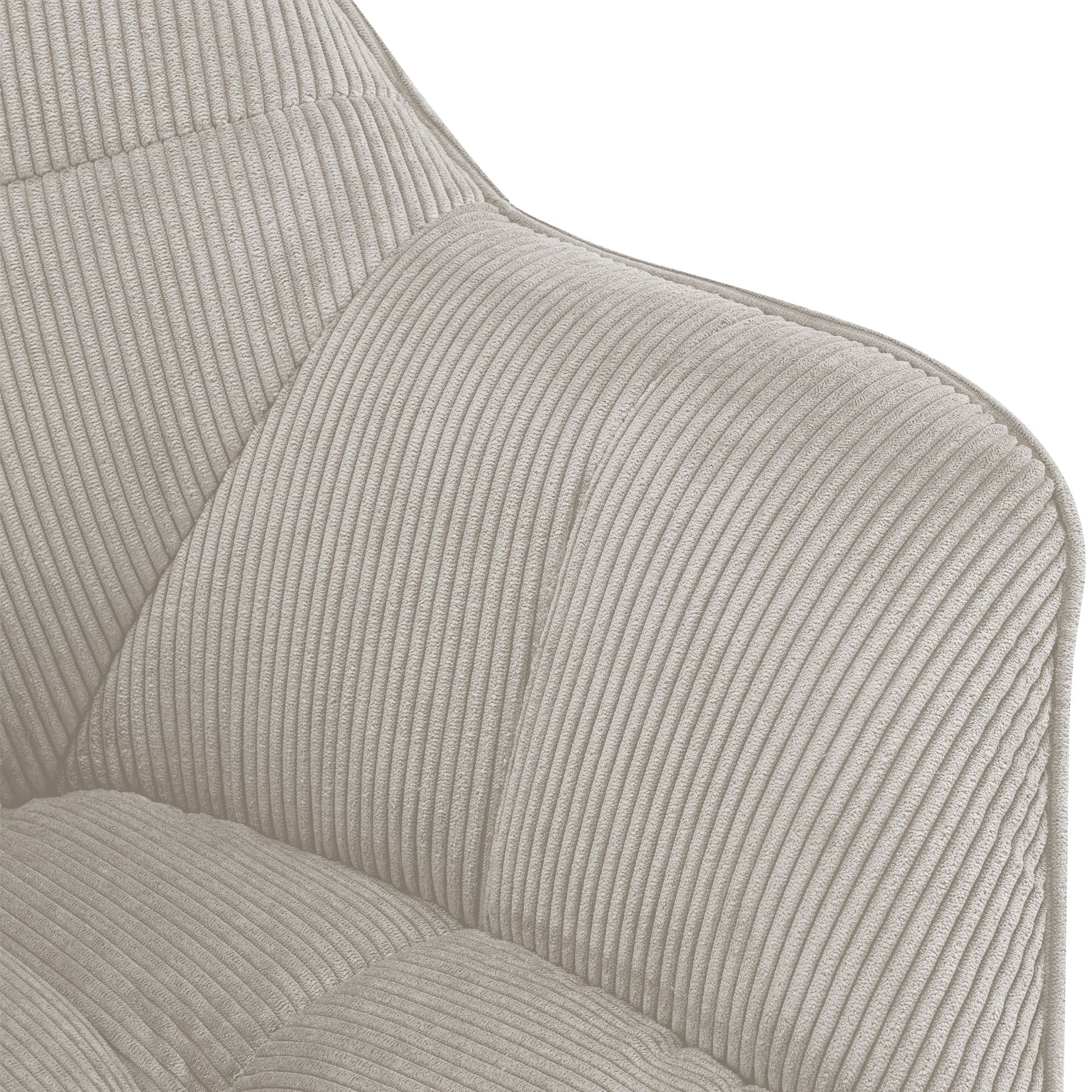 Silla de comedor Milford de pana: comodidad elegante y diseño moderno para tu hogar