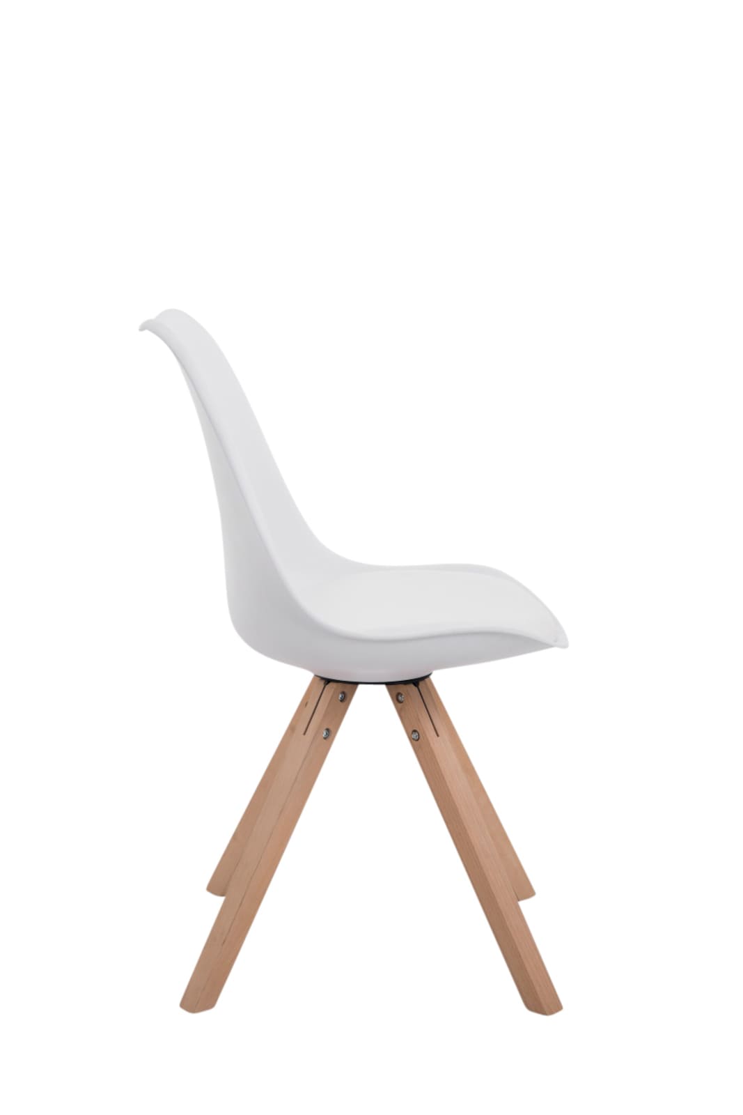 Set de 4 sillas para comedor Toulouse Square en polipiel