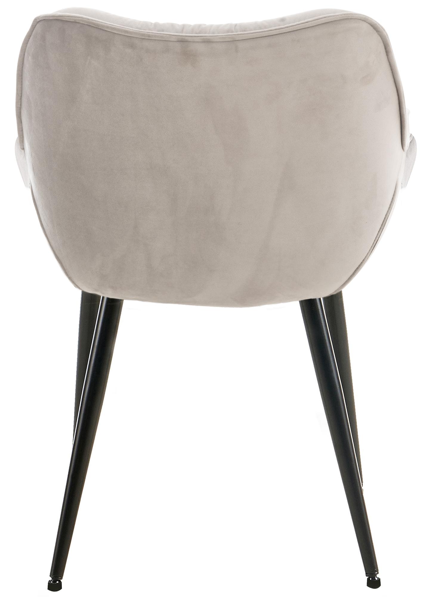 Set de 2 Sillas de comedor Tanna en terciopelo
