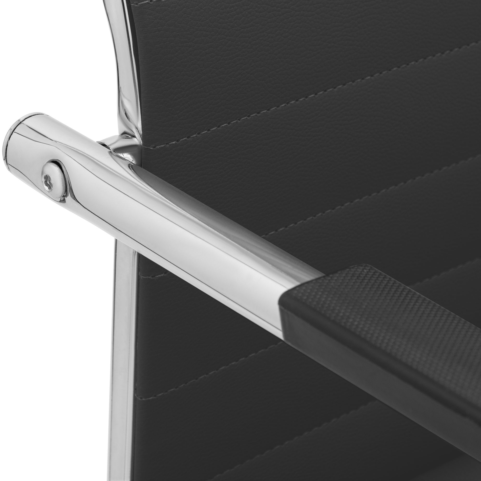 Silla cantilever Hakon en imitación de cuero elegante y cómoda para tu comedor o oficina