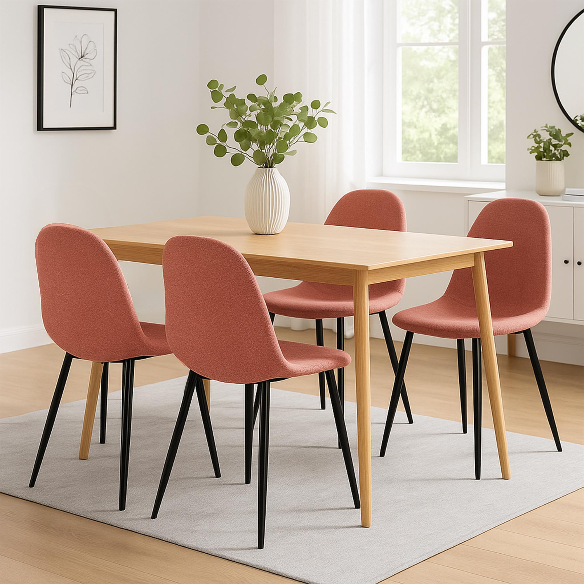 Conjunto de 4 sillas de comedor Napier