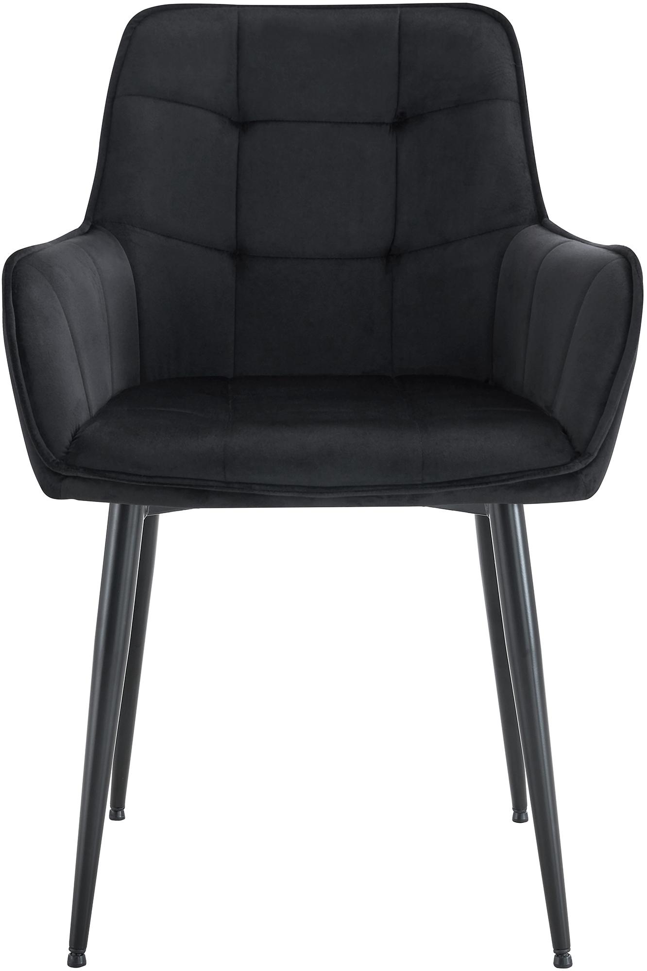 Funda de terciopelo para silla de comedor Ferndale