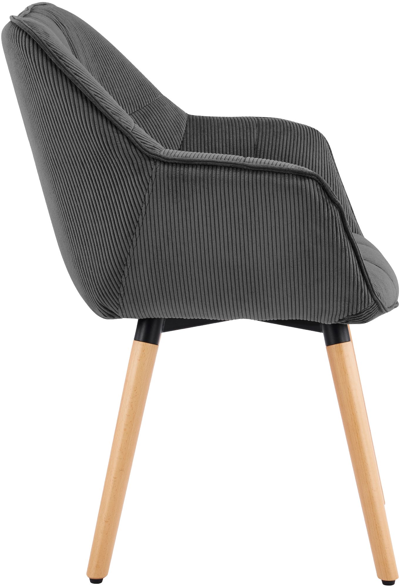 Silla de comedor Milford de pana: comodidad elegante y diseño moderno para tu hogar