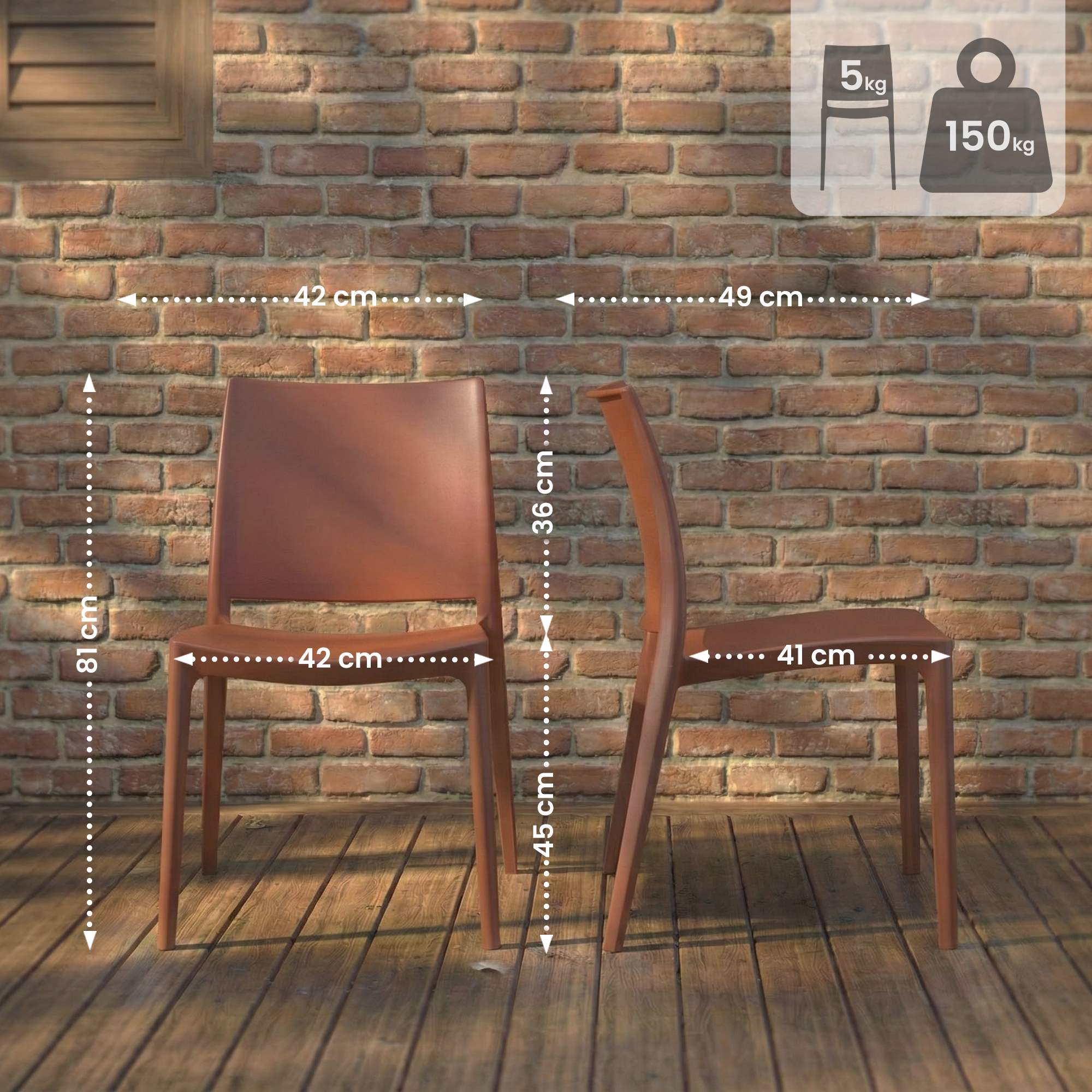 Silla de jardin Meton