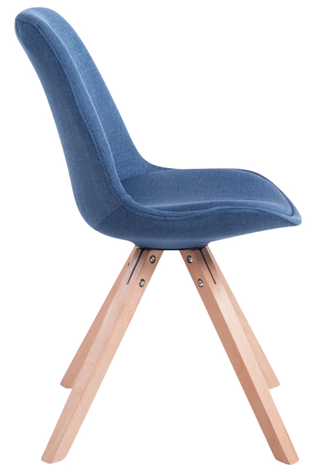 Pack de 4 sillas de comedor Toulouse Square en tela