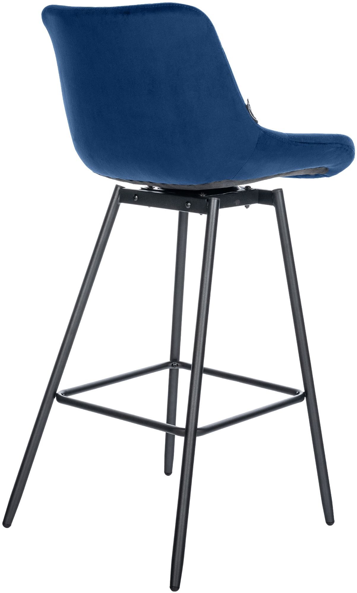 Taburete de Bar Weston Giratorio 180 grados | Taburete Alto con Respaldo y Asiento Acolchado