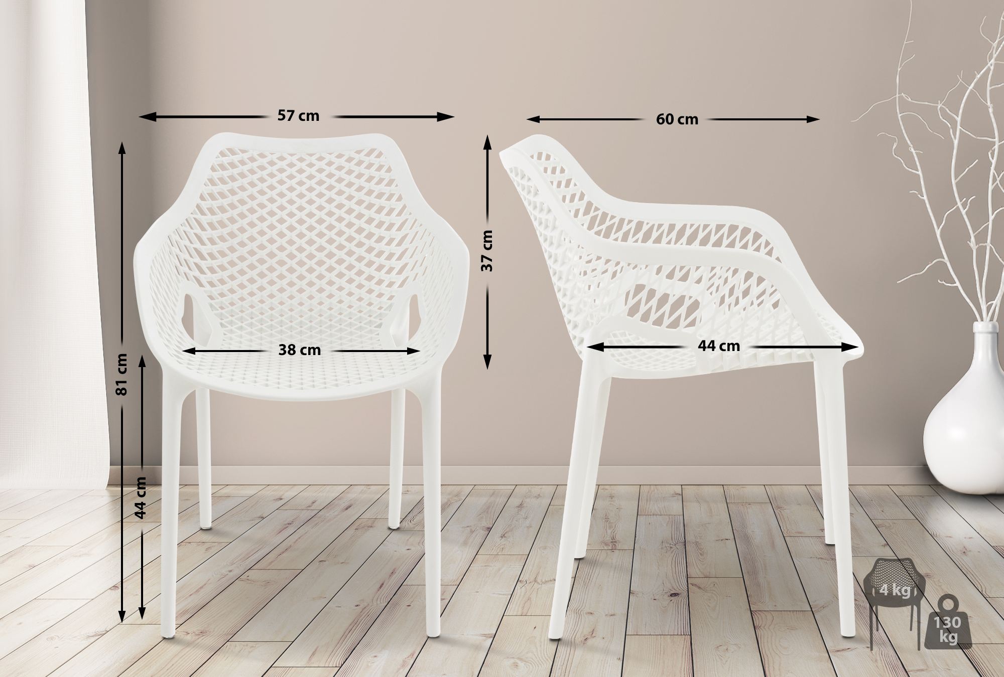 Silla apilable Air XL