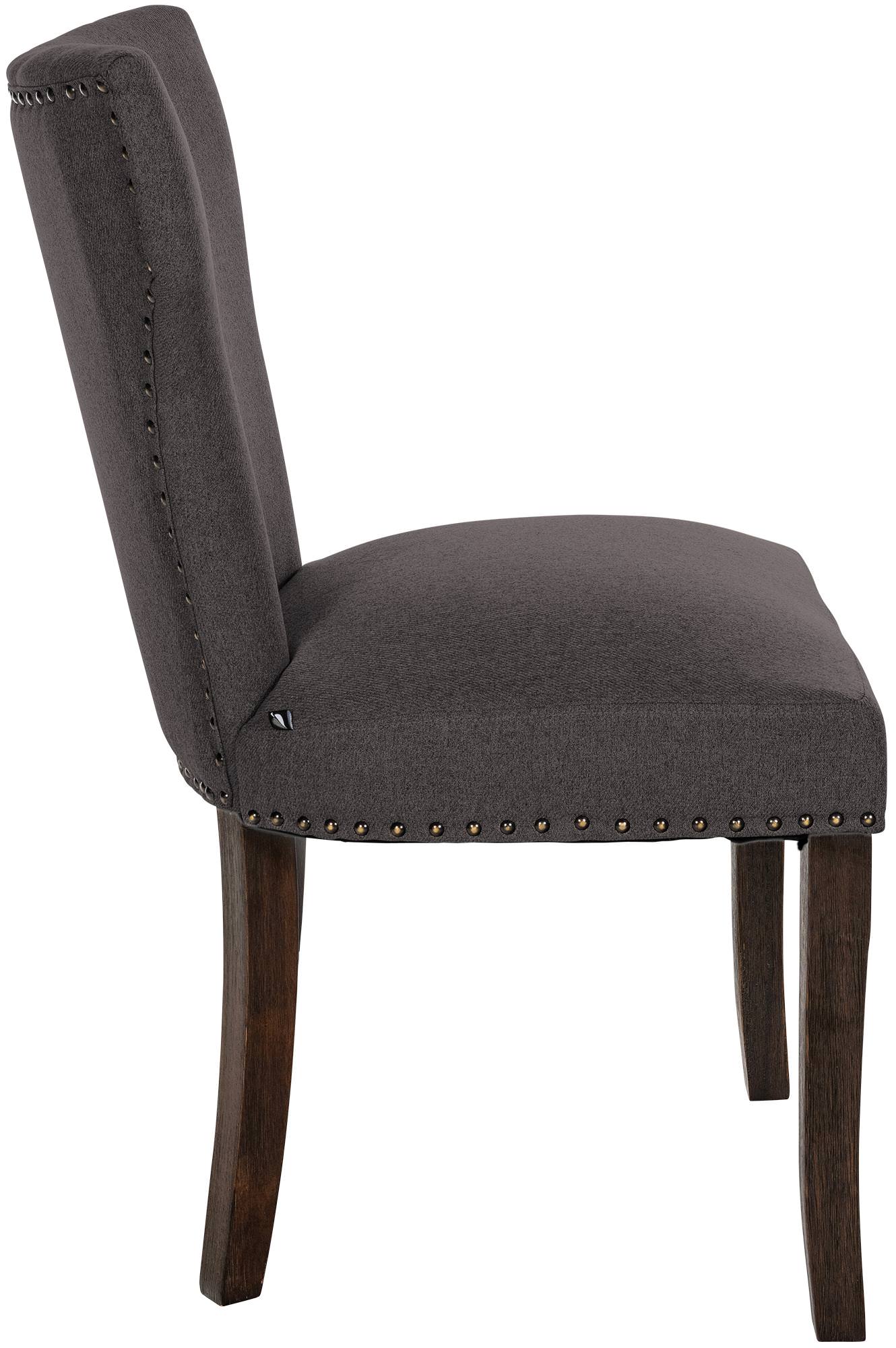 Set de 2 sillas de comedor Zadar en tela