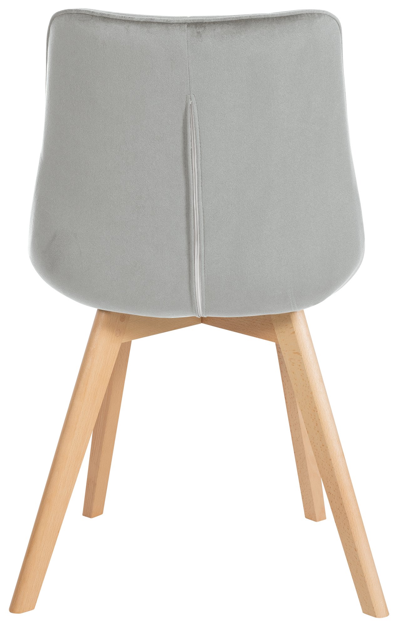 Set de 2 Sillas de comedor Brook en terciopelo