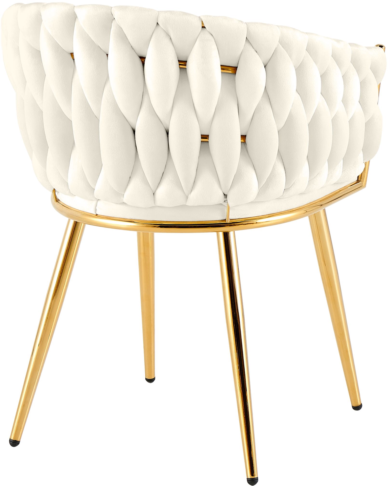 Silla de comedor Molise terciopelo dorado elegante y cómoda para tu hogar