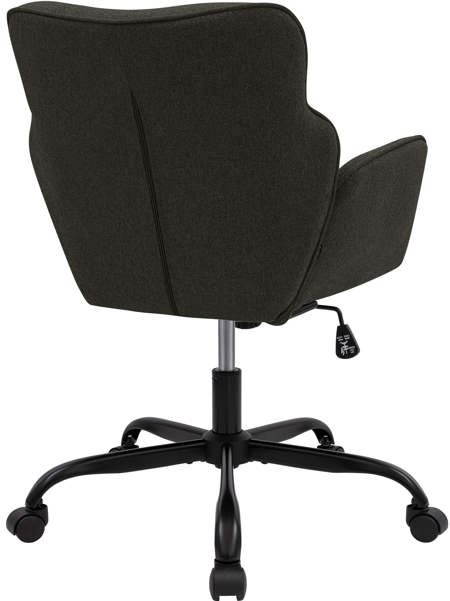 Silla de oficina Amado con tapizado en tela