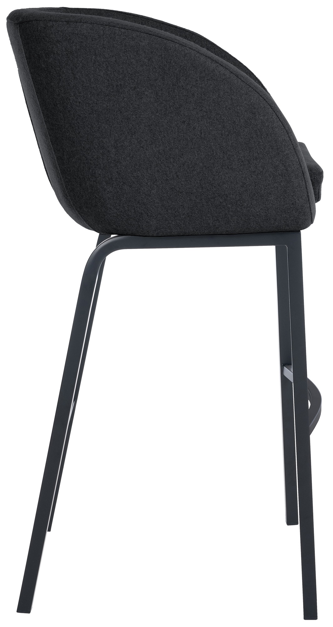 Taburete de bar Rockhill de fieltro