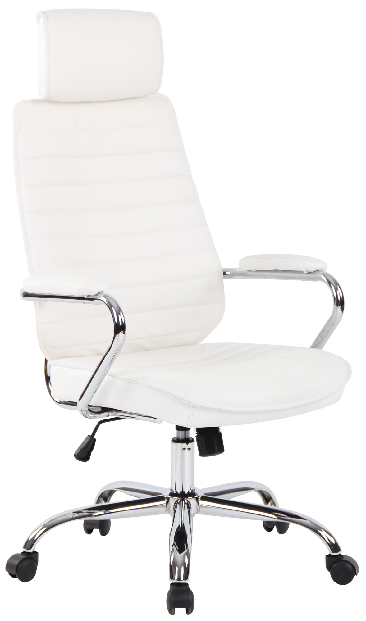Silla de oficina Rako de cuero auténtico