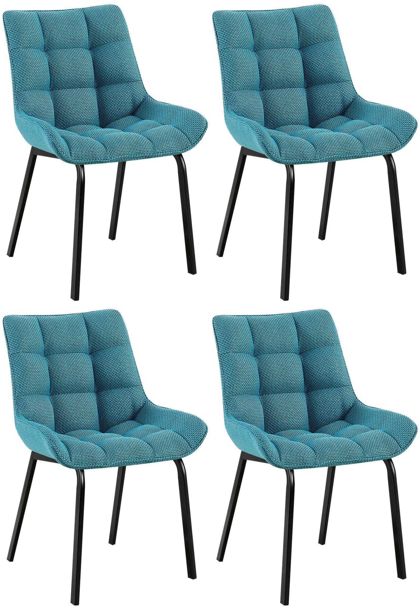Set De 4 Sillas De Comedor Saranda