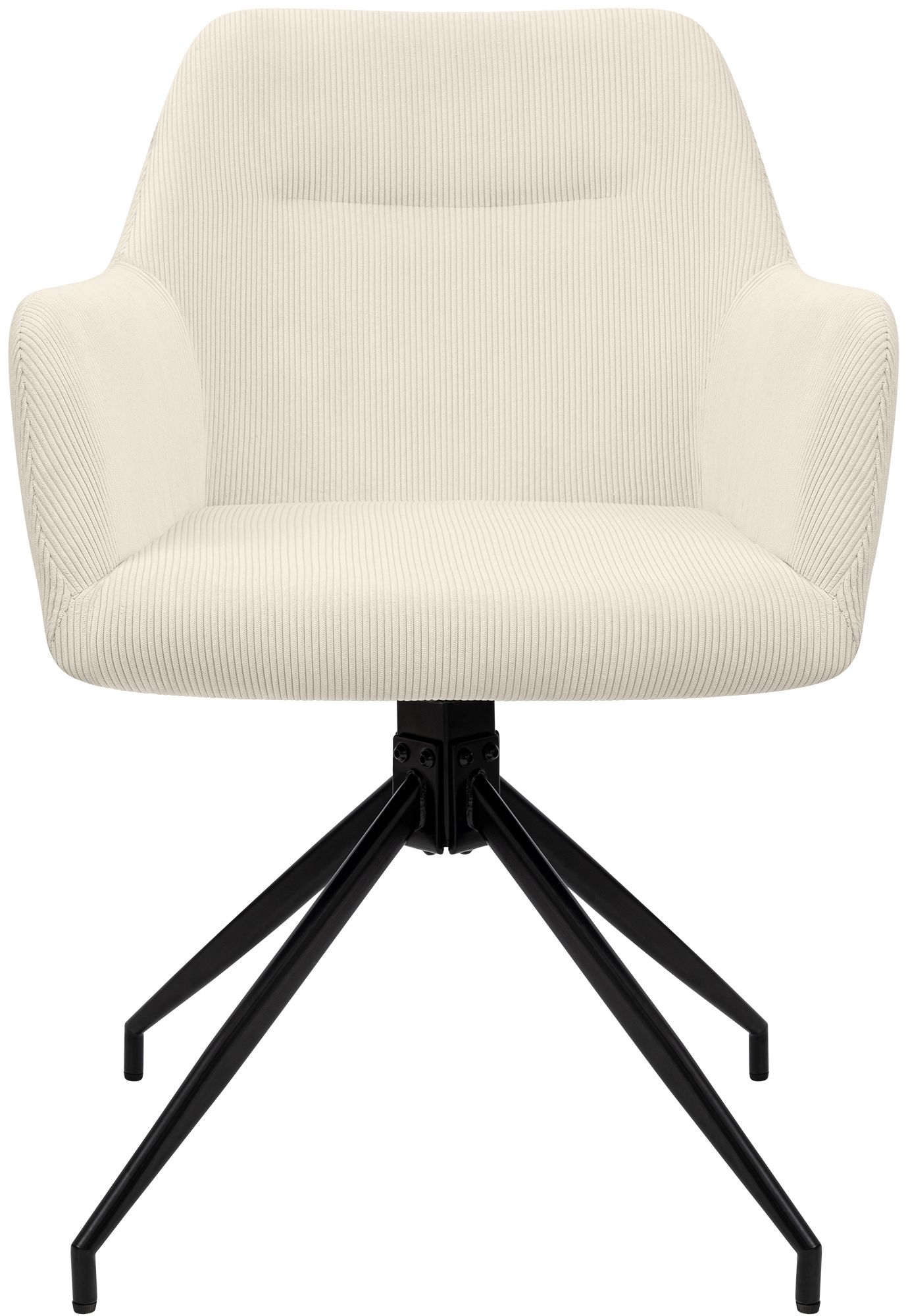 Silla de comedor Merlinda de pana