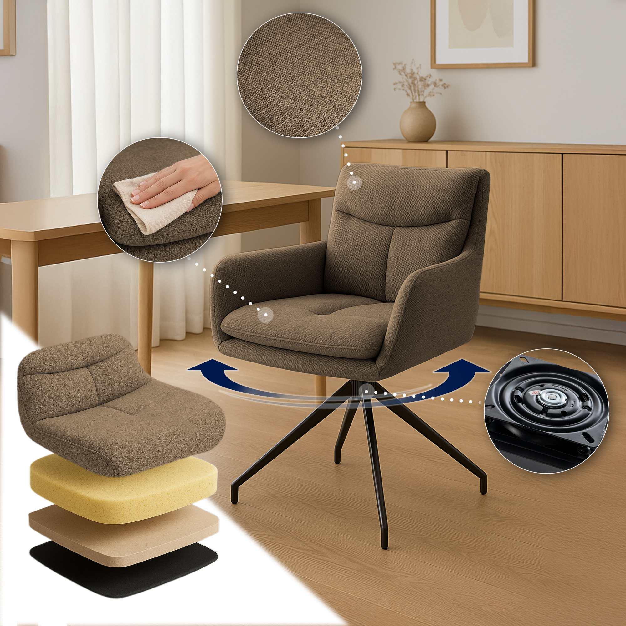Tela para silla de comedor Somers