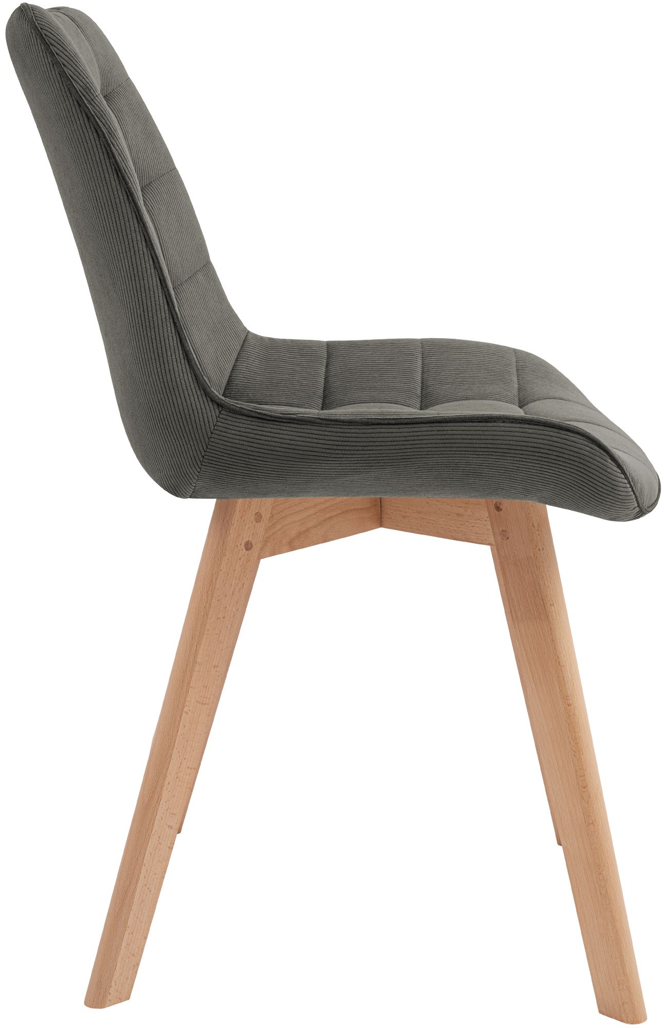 Silla de comedor Brook de pana
