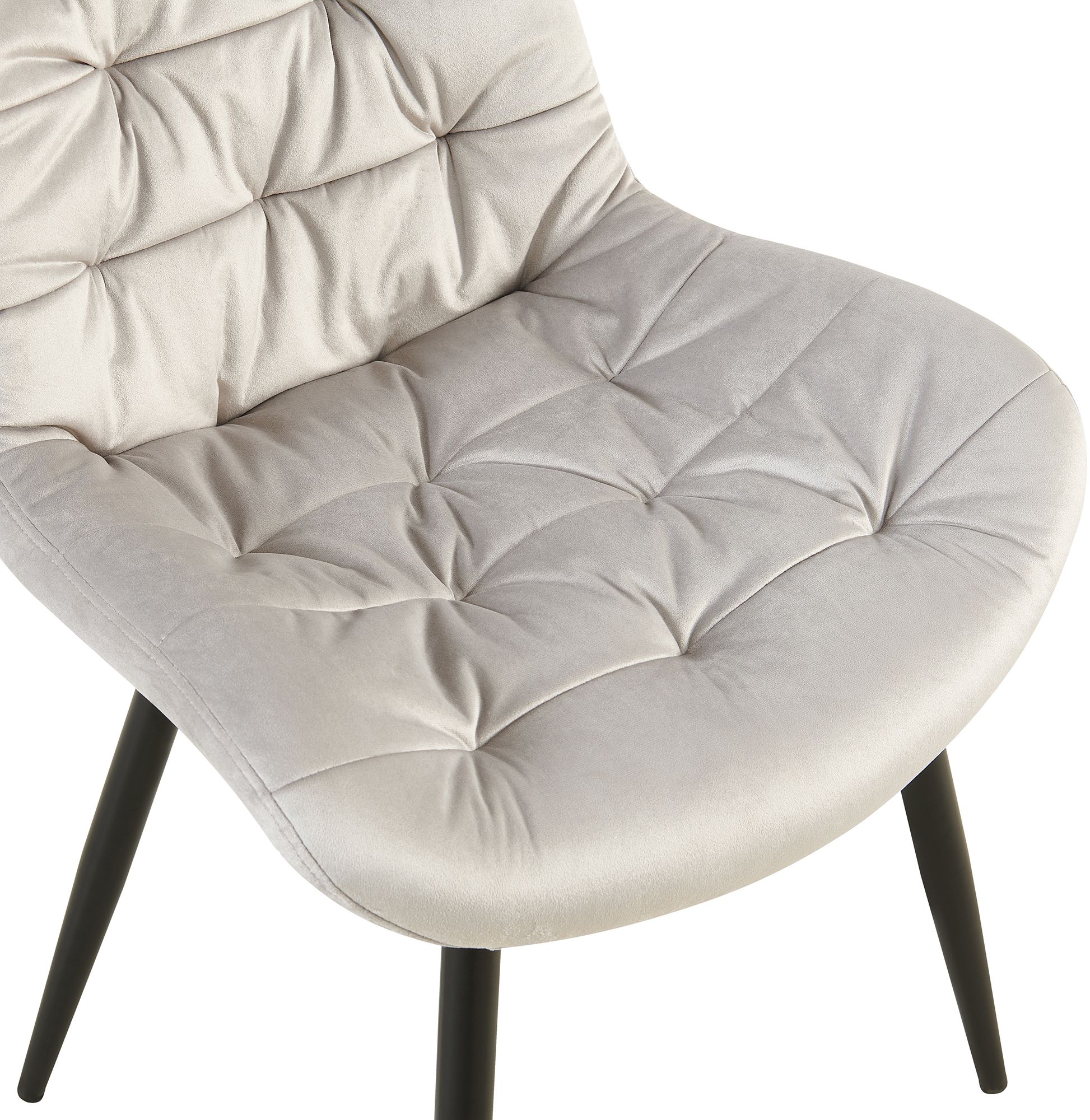 Silla de comedor de terciopelo Rossford