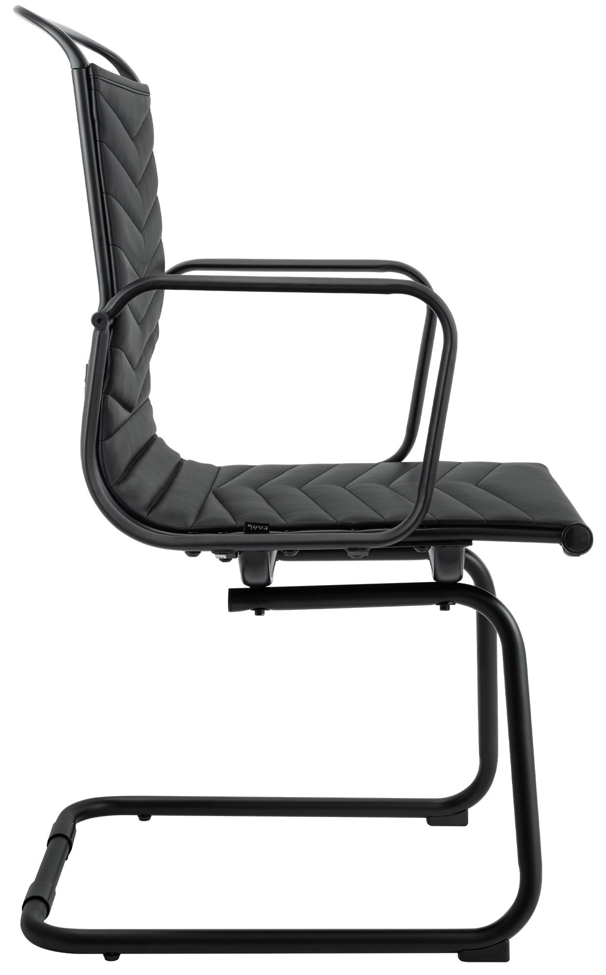Silla Cantilever Tomkin de cuero sintético