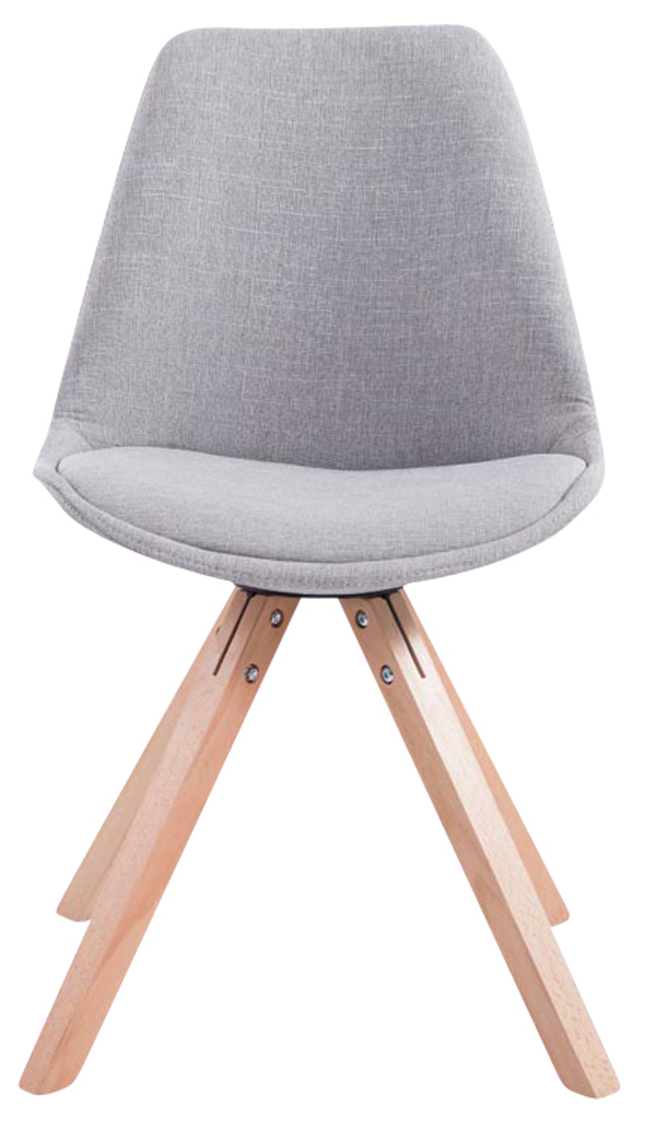 Pack de 4 sillas de comedor Toulouse Square en tela