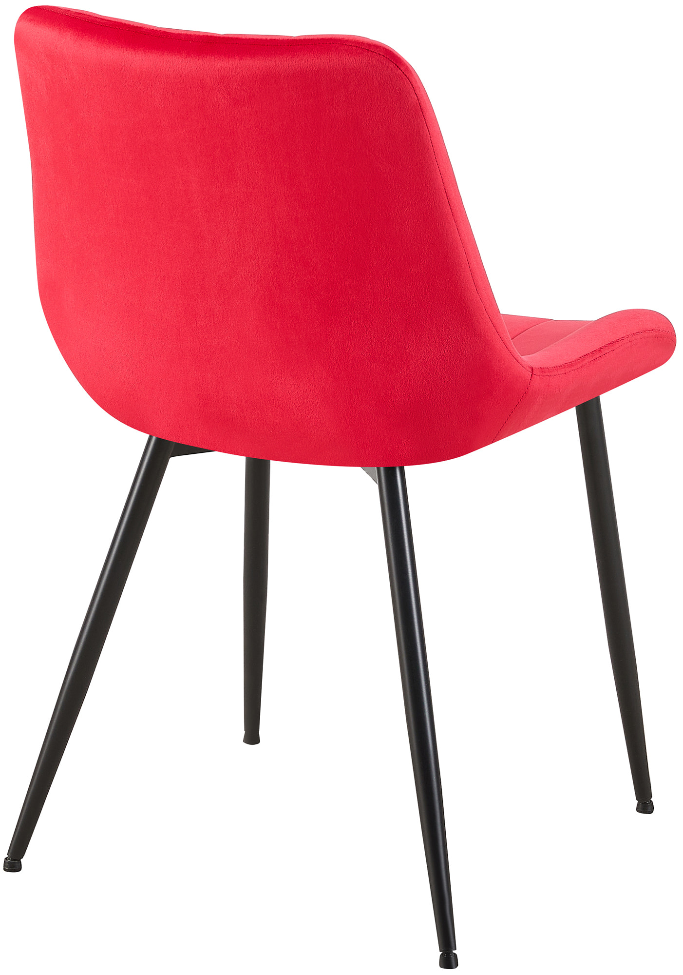 Set de 2 Sillas de comedor Rahden en terciopelo