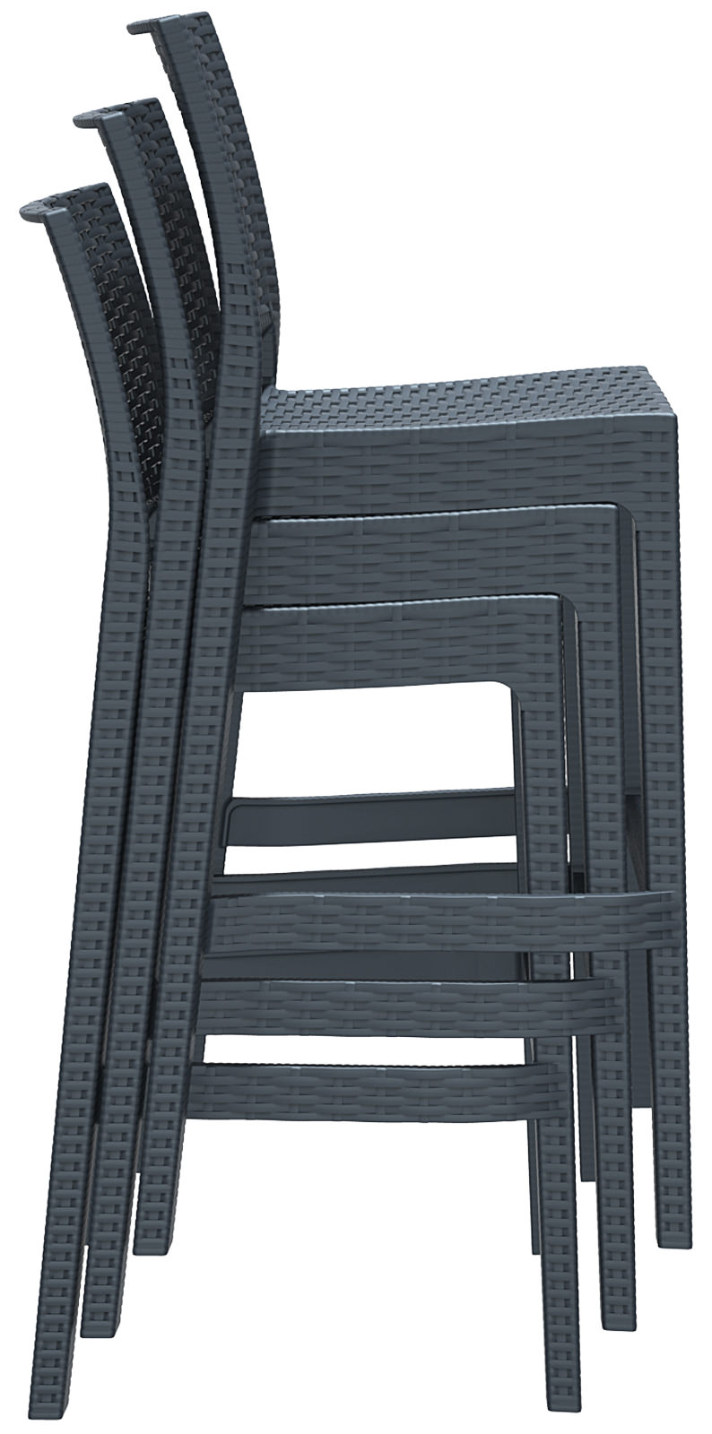 Conjunto de 4 taburetes de bar Jamaica