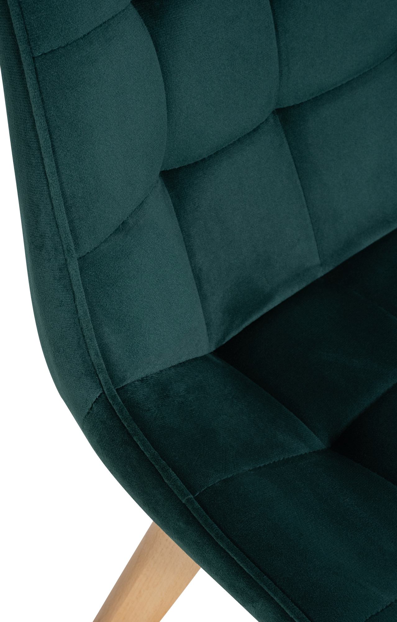 Silla de comedor Brook en terciopelo