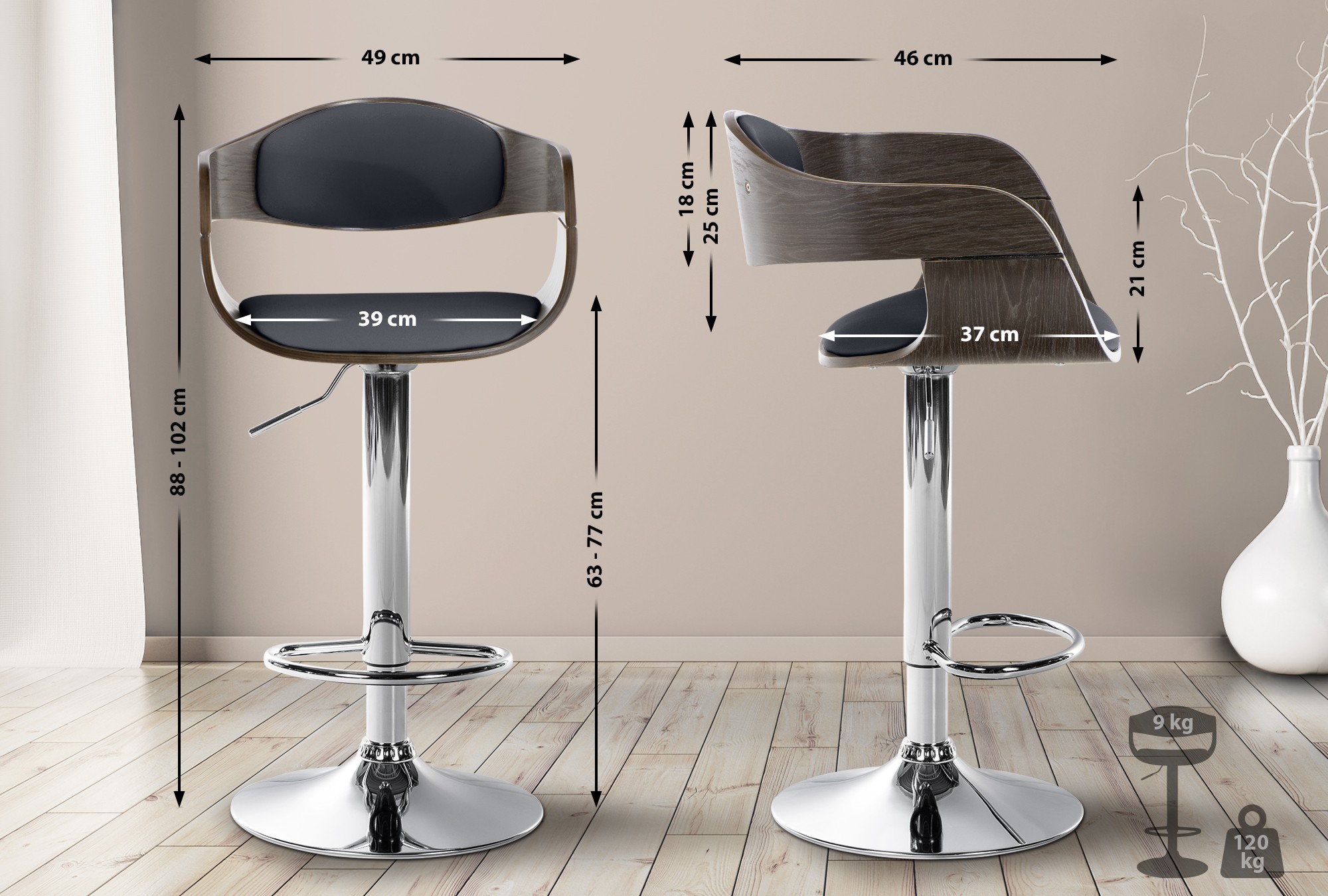 Taburete de bar Kingston