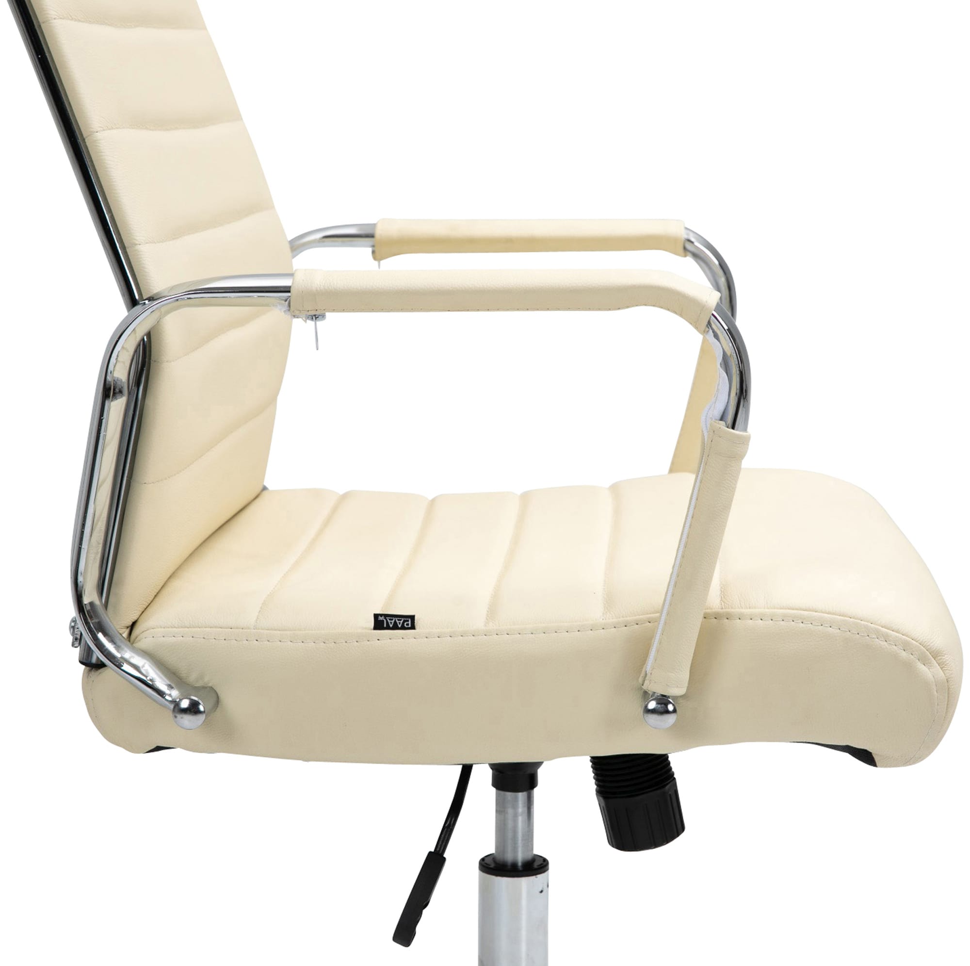 Silla de oficina Kolumbus de cuero auténtico