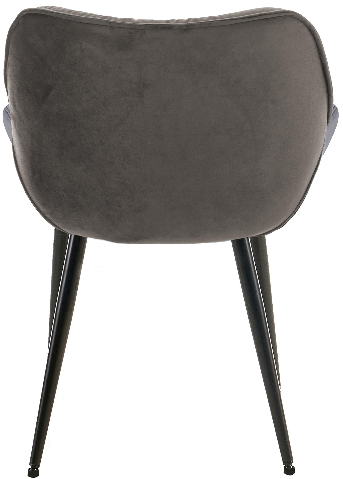 Set de 2 Sillas de comedor Tanna en terciopelo
