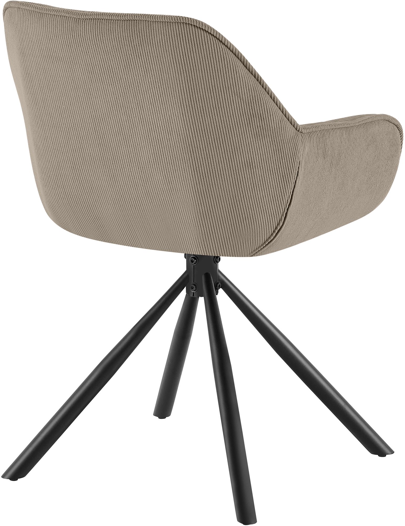 Silla de comedor Rimio de pana