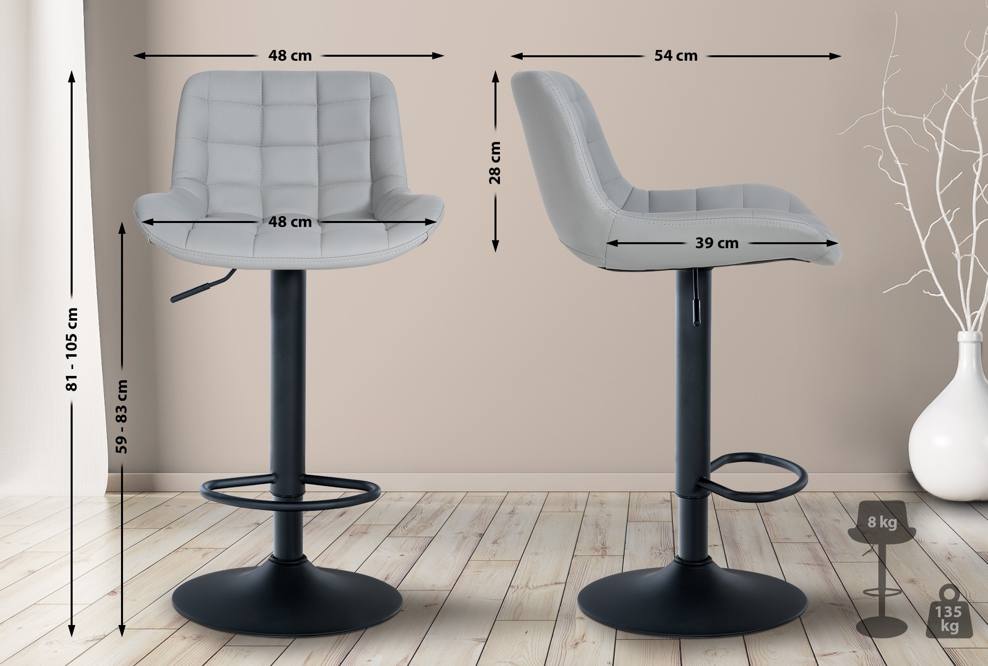 Taburete de bar Tover