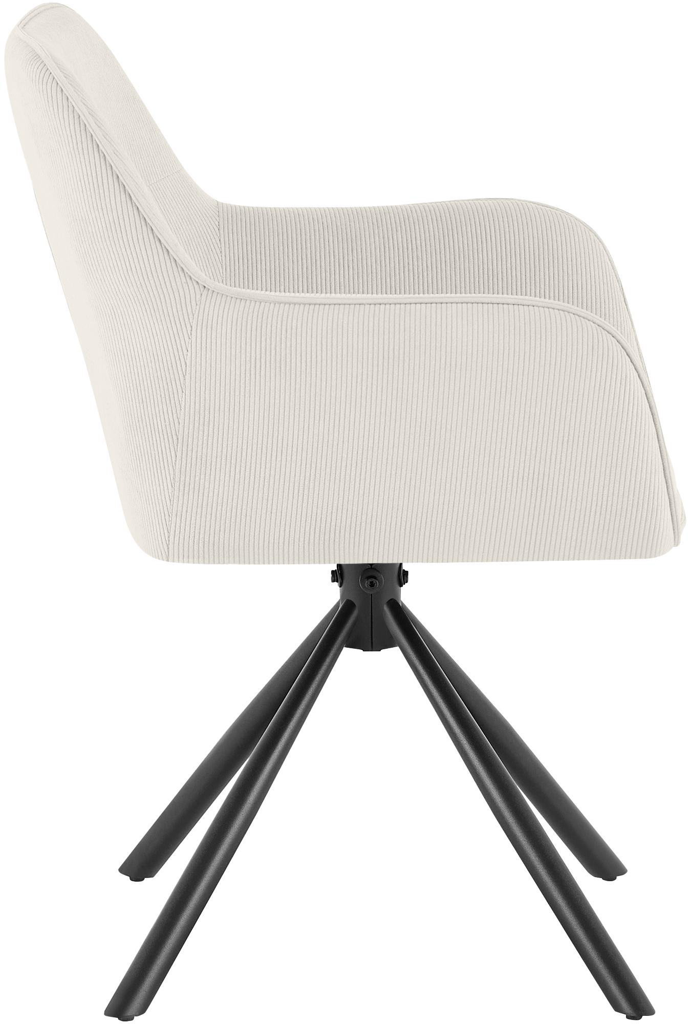 Silla de comedor Tipton de pana