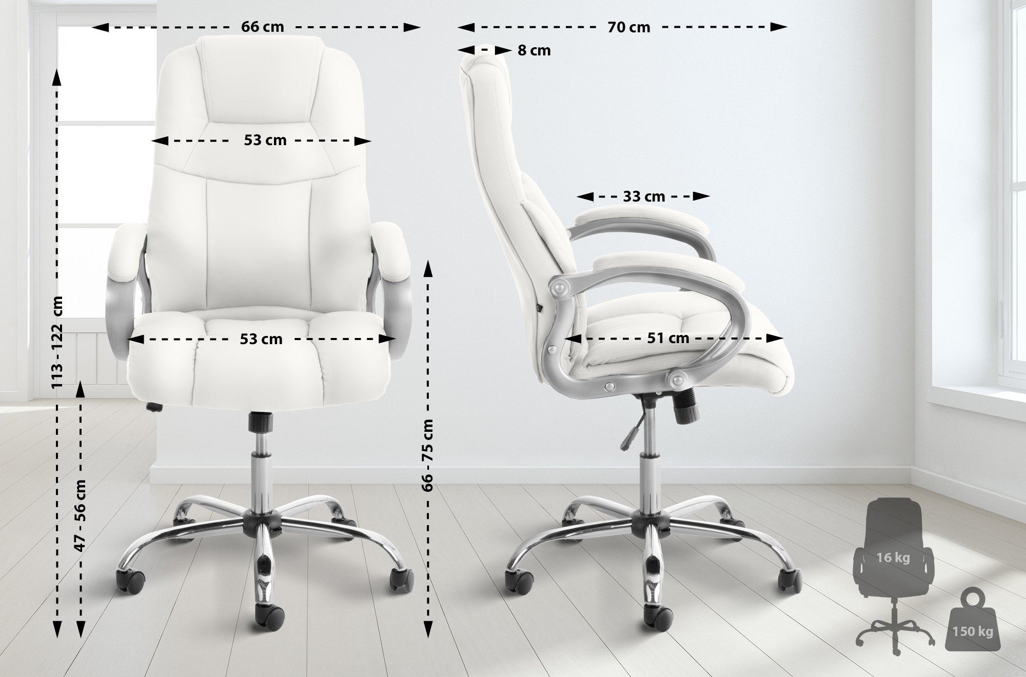 Silla De Oficina XXL Apoll
