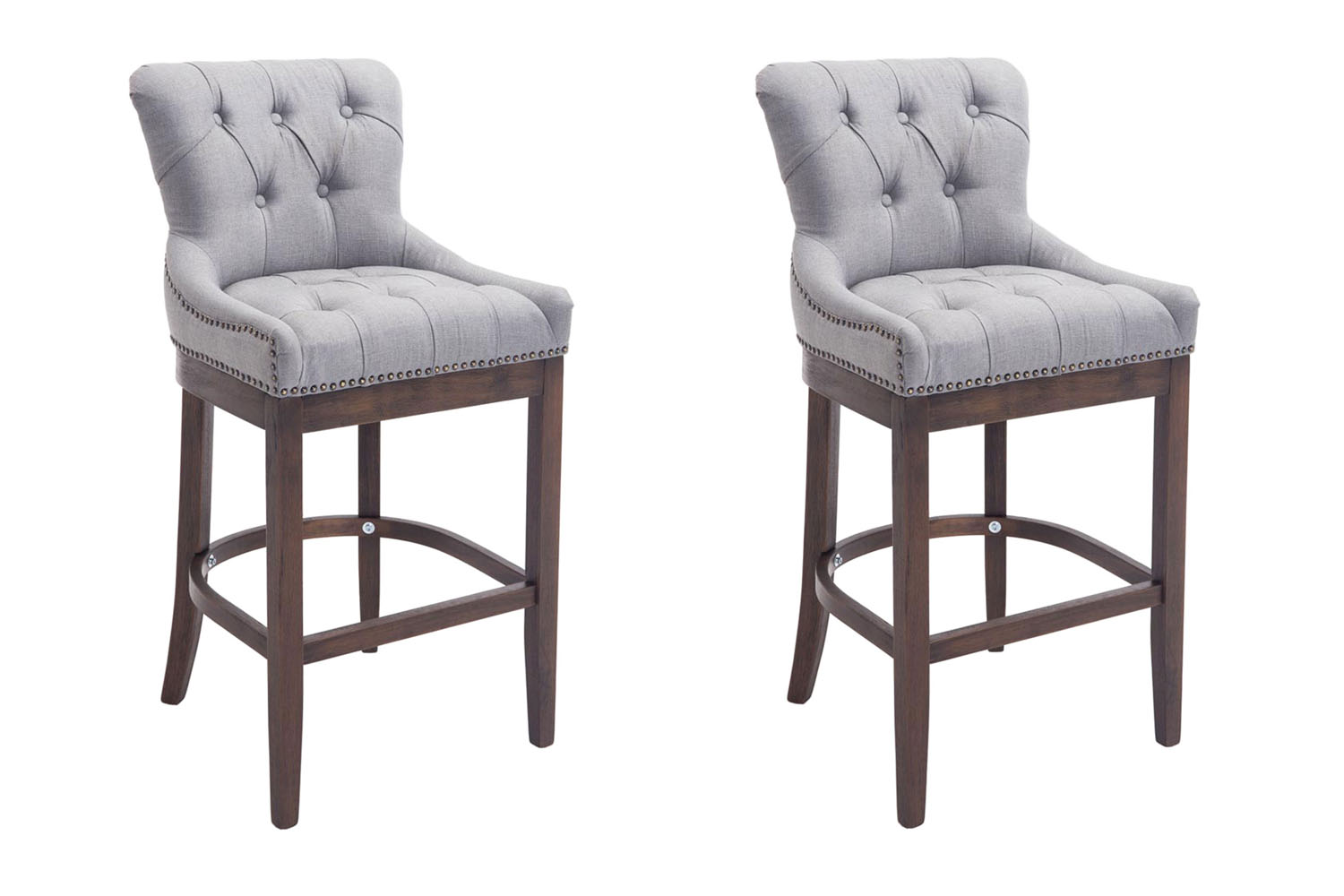 Set 2x Taburetes Lakewood en Tela
