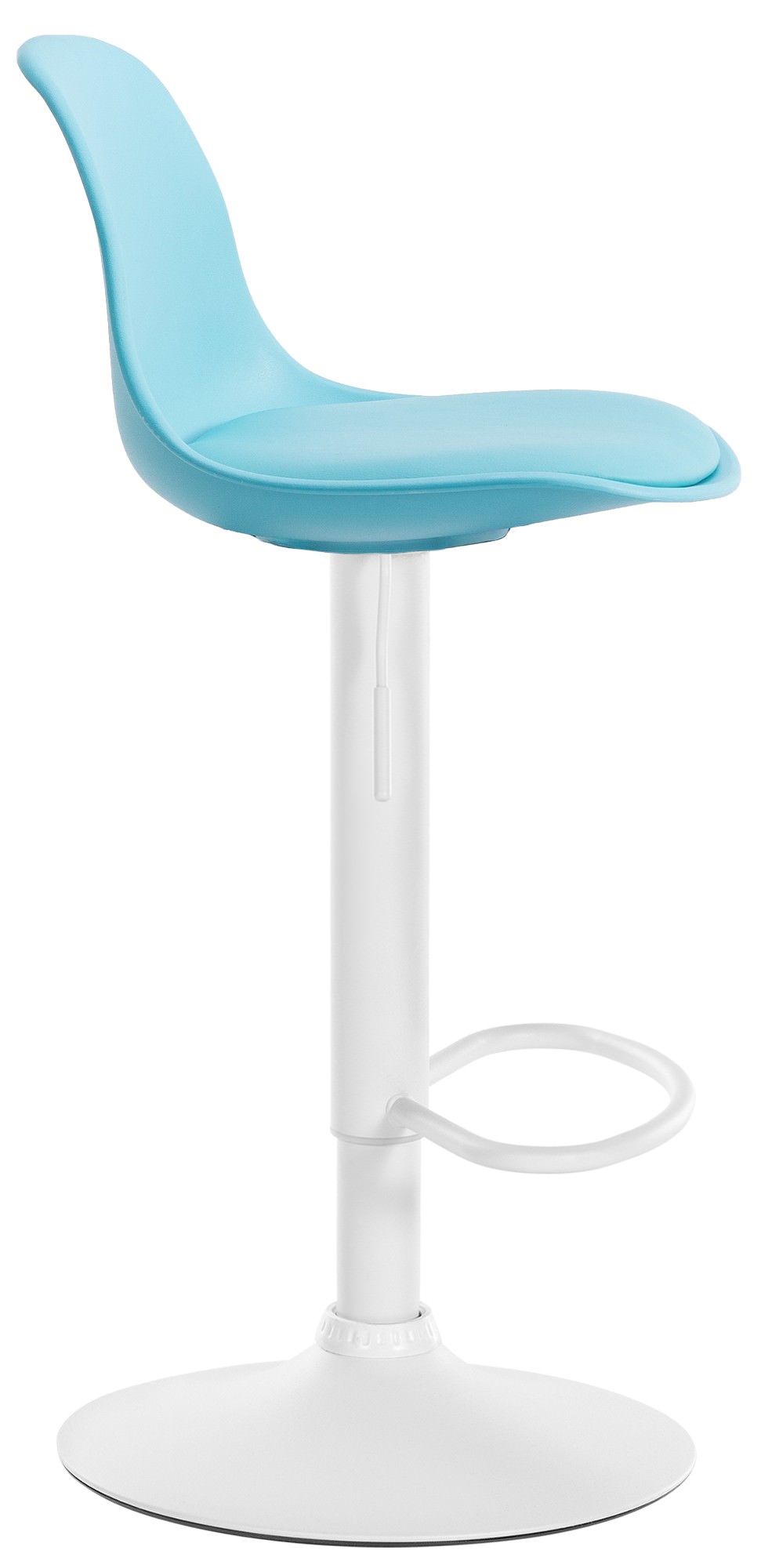 Taburete Kiel Estructura de Plástico & Asiento de Polipiel
