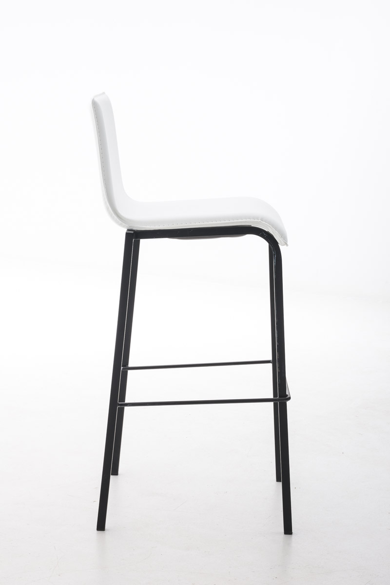 Taburete Avola con Base de Metal Negro
