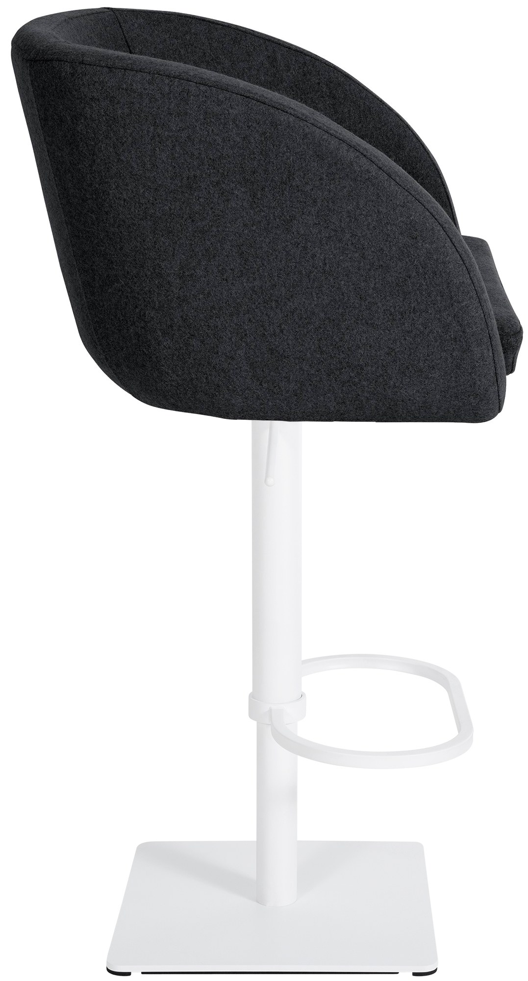 Taburete de bar Gambo con funda de fieltro