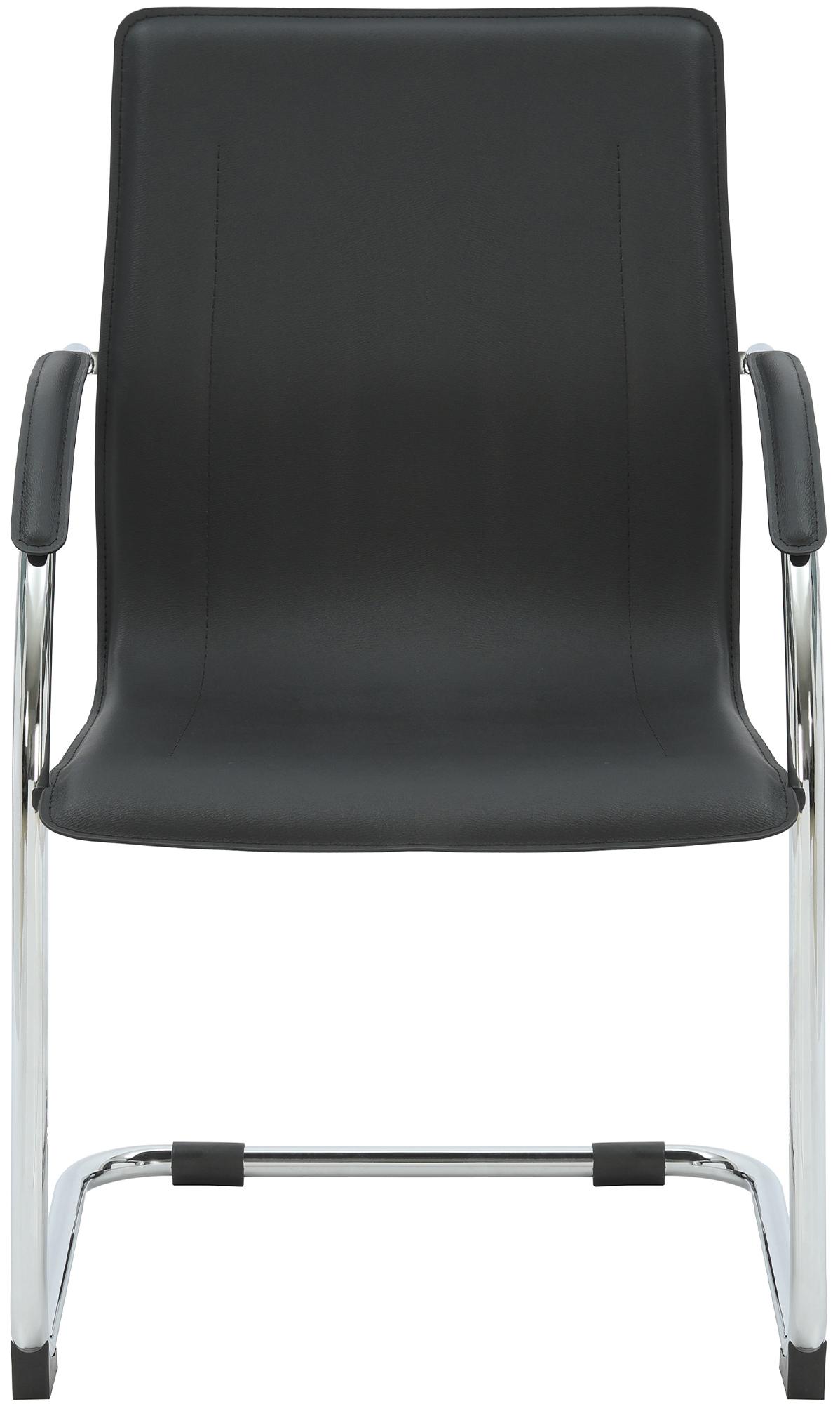 Silla cantilever Noeleen de piel sintetica